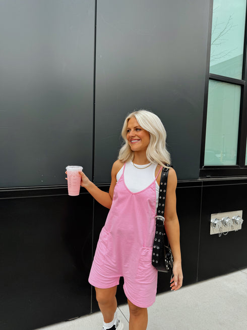 Summer People Romper // Pink